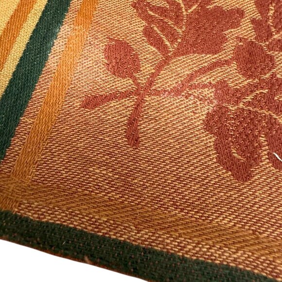 Autumn Leaf Placemats Set of 4 Orange Yellow Cotton Tapestry Bed Bath & Beyond - Picture 7 of 12